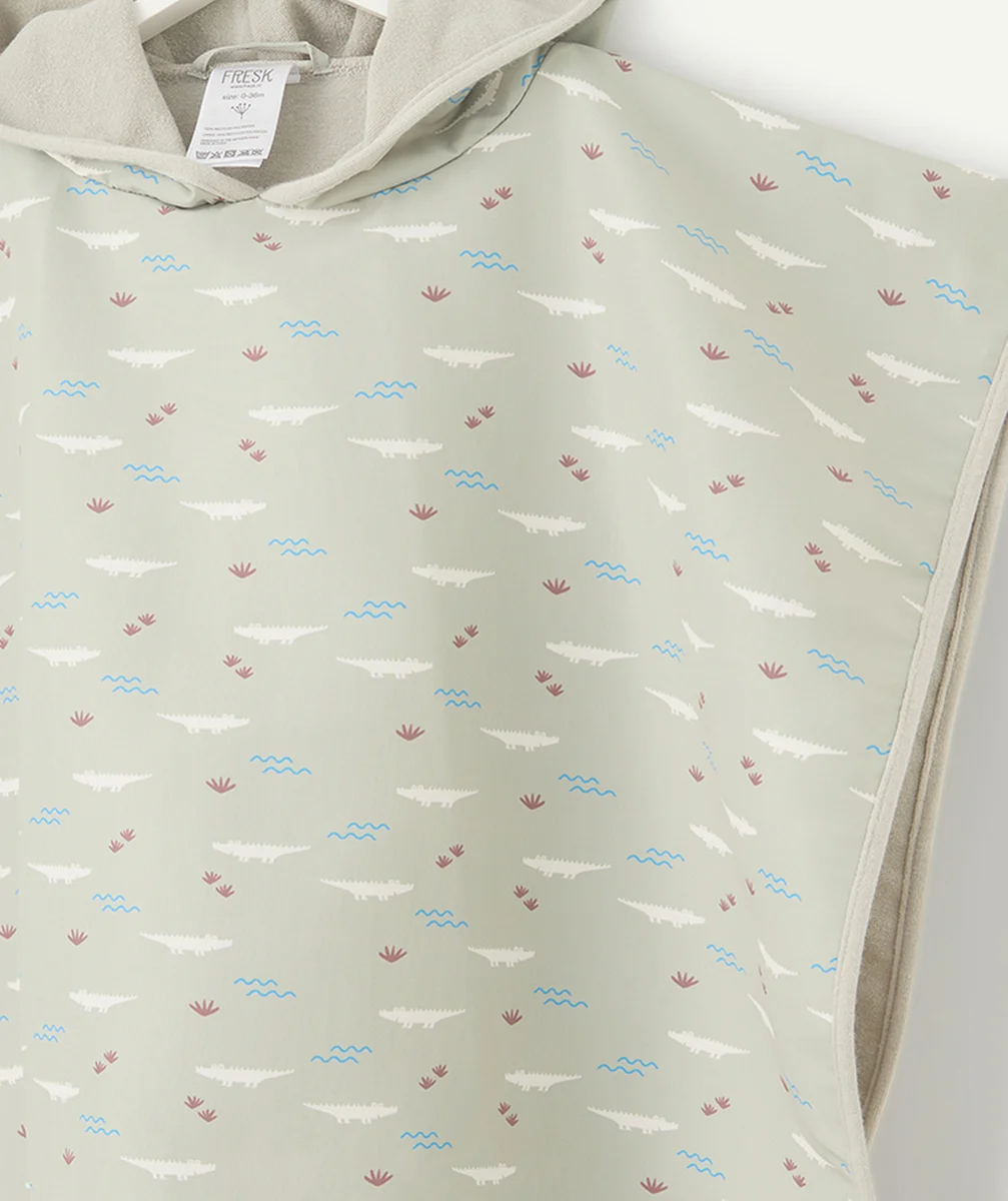 FRESKponcho de plage bébé garçon vert