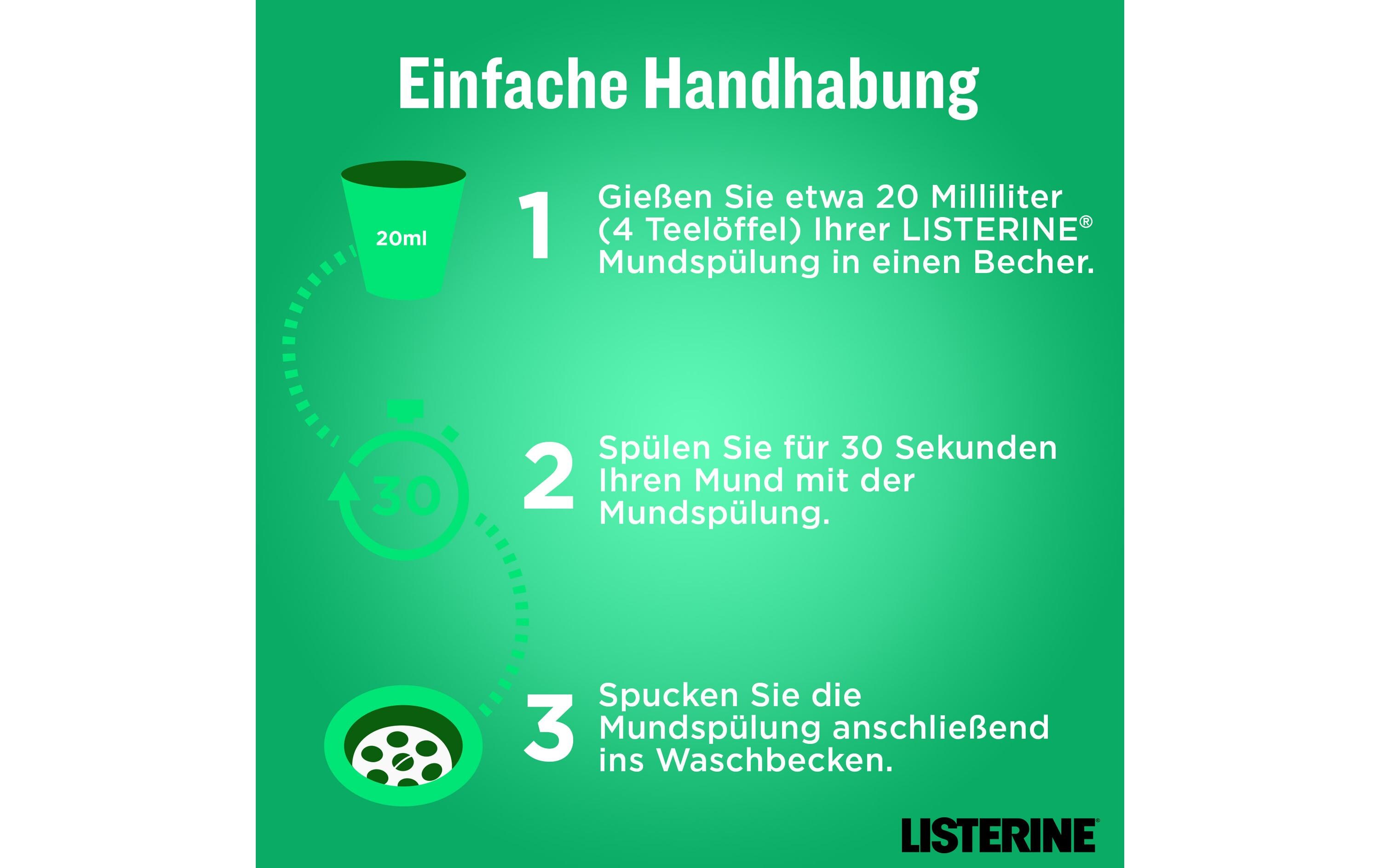 Mundspülung Fresh Mint 500 mlMundwasser mit frischem Minzgeschmack