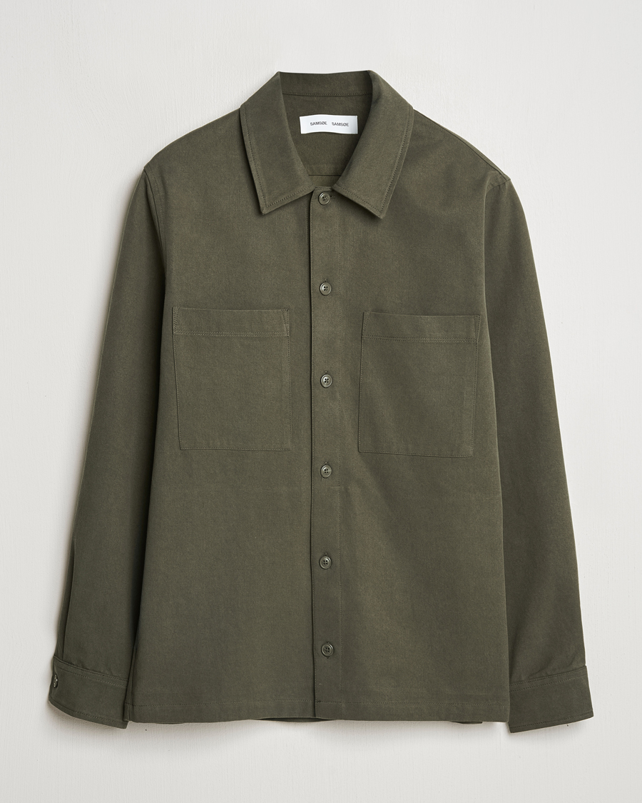 Samsøe Samsøe Sataka Overshirt Forest Night