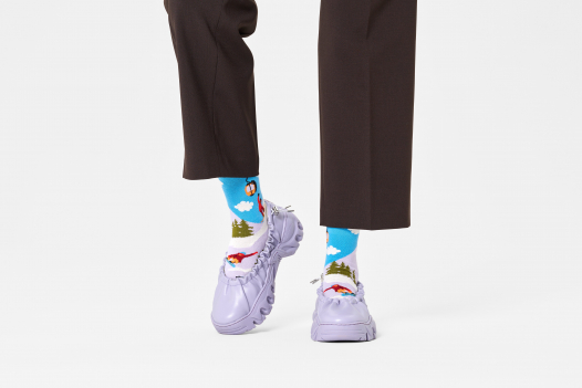 Happy Socks Snowboard Sock Socken in Mehrfarbig