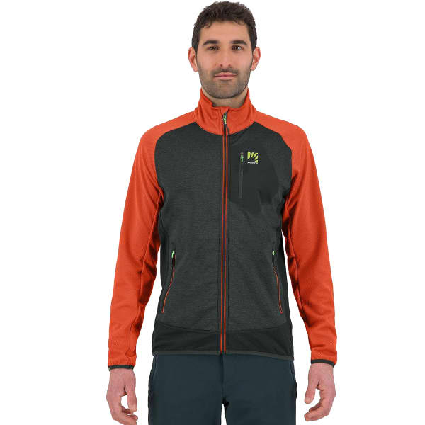Veste polaire ski rando KARPOS ODLE FLEECE BLACK SAND/SPICY ORANGE