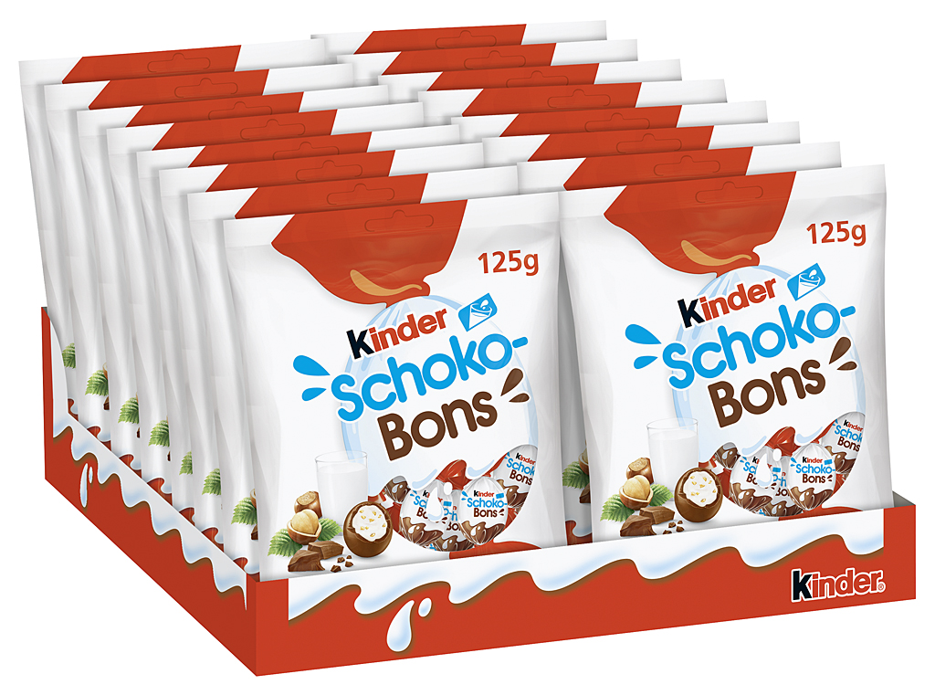 Kinder Schoko Bons 16x 125g = 2000g MHD:24.6.25