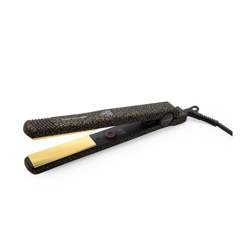 Lisseur Boucleur C-Style digital Gold Leopard Soft Touch Corioliss
