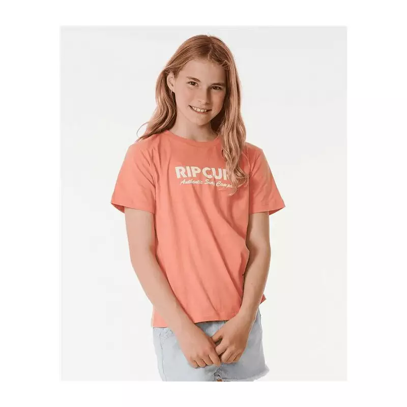 Teeshirt junior RIPCURL Surf Spray Standard Tee -Girl Coral