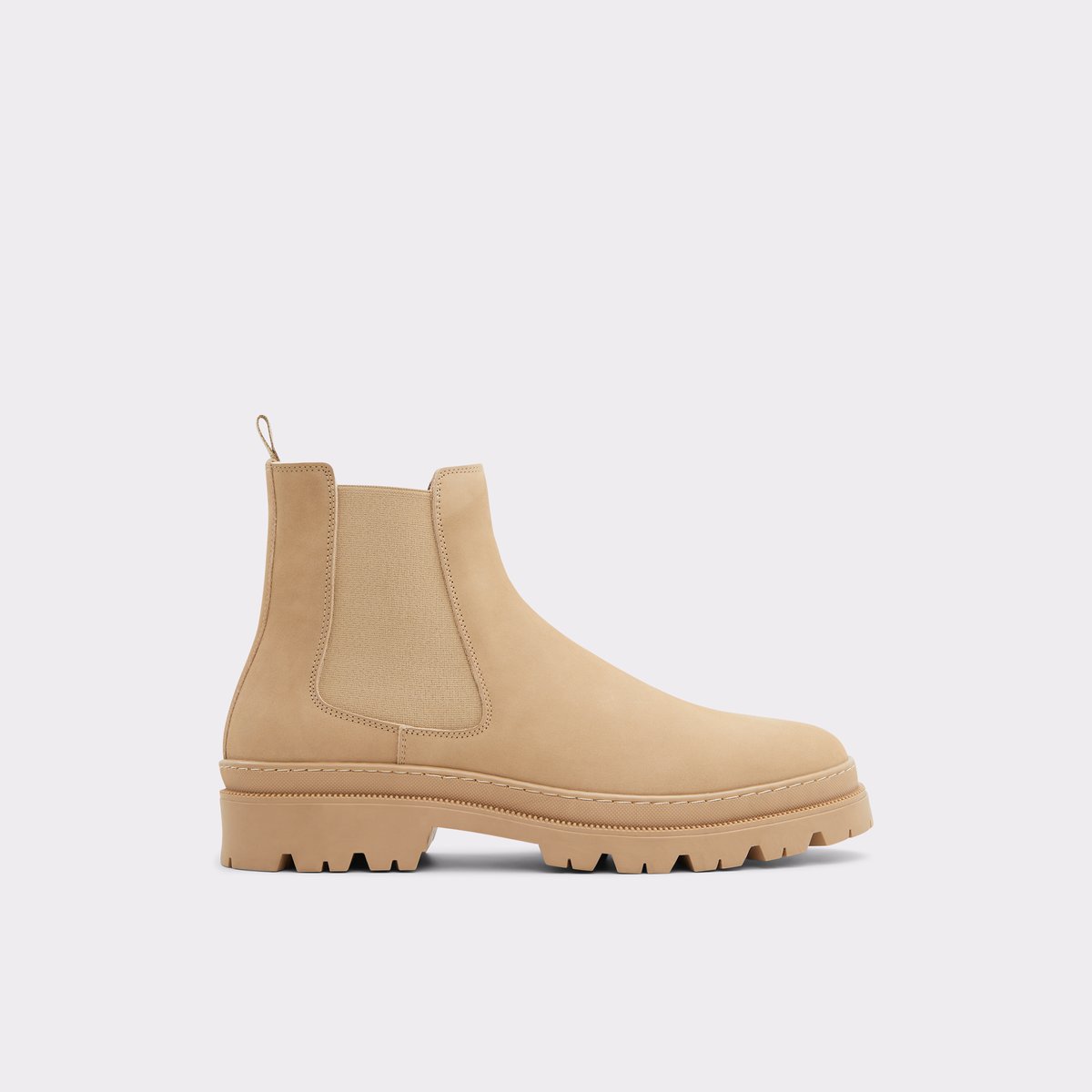 Alencia Dark Beige Men Chelsea boots