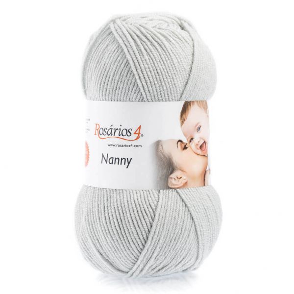 DMC Fio Lã Nanny 100G Cinza Claro