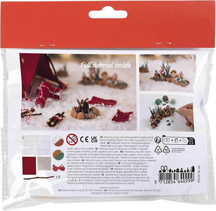 Creativ Company Mini DIY Kit Nissens Dør, På camping