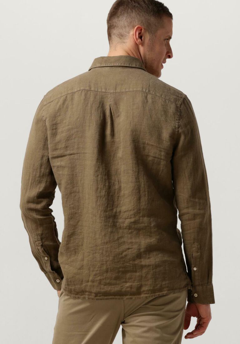 THE GOODPEOPLE olijf the goodpeople casual overhemd soho
