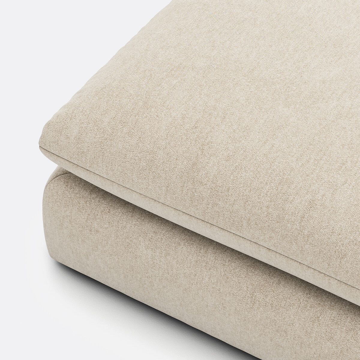 LA REDOUTE INTERIEURS<br>Puff modular, poliéster salpicado, Malo