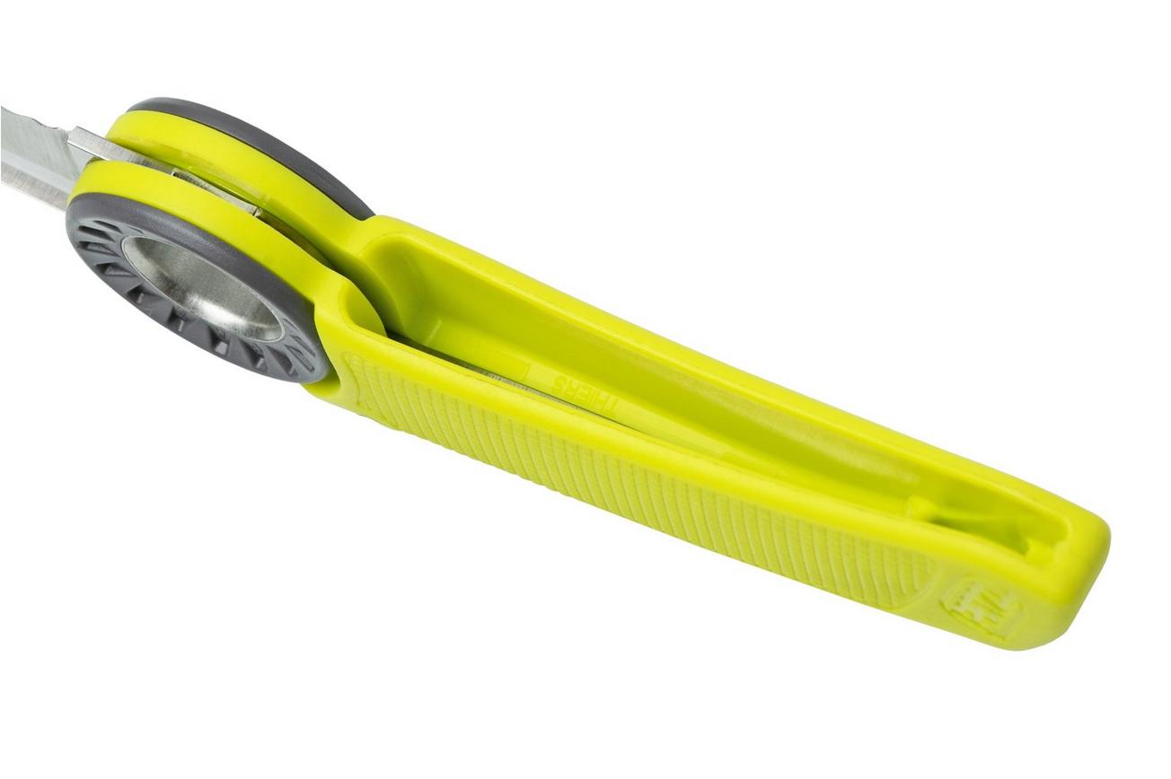 Petzl Spatha S92AB, geel, zakmes