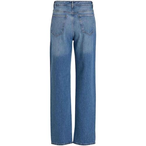 Vila - VIKELLY JAF HW STRAIGHT JEANS Azul