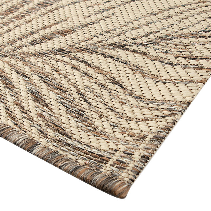 Tapis extérieur palme Calandra 100 x 150 cm beige