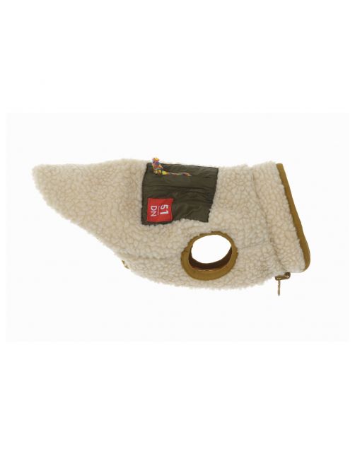 51 Degrees North Jules Coat Beige&Oker - Hondenkleding
