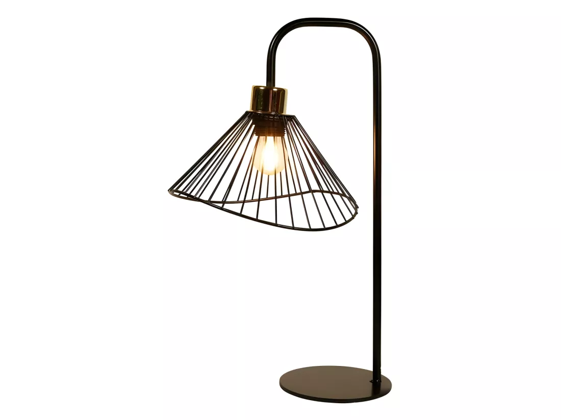Lampe de bureau filaire métal H47 Ostaria