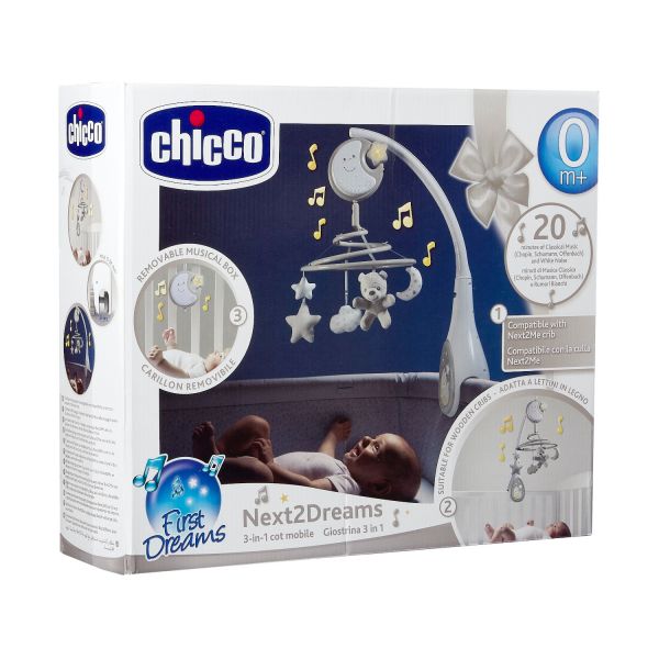 Chicco Next2Dreams Muziekmobiel Beige