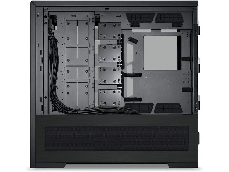 Lian Li PC-Gehäuse V3000 Plus Schwarz Riesiger Big-Tower aus Stahl und Aluminium mit RGB-Beleuchtung