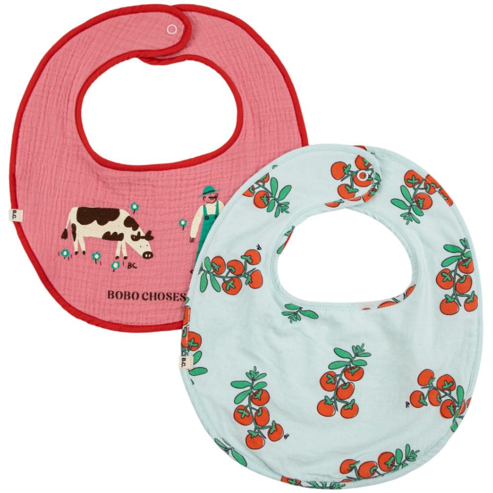 Køb Bobo Choses Multicolor Juicy Tomatoes Hagesmæk Sæt X2