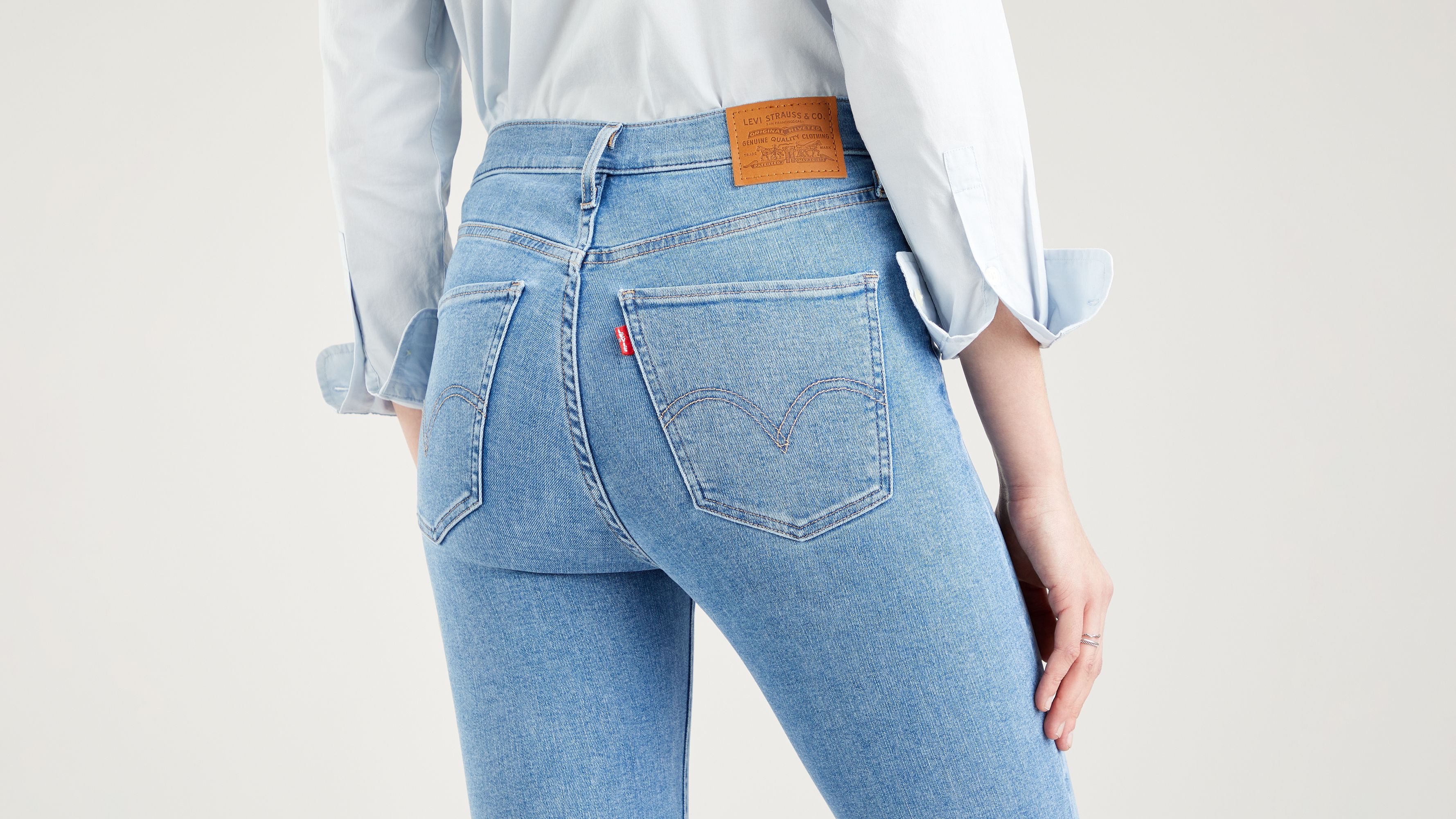 Jean Mile High Super Skinny - Naples Stone - Bleu