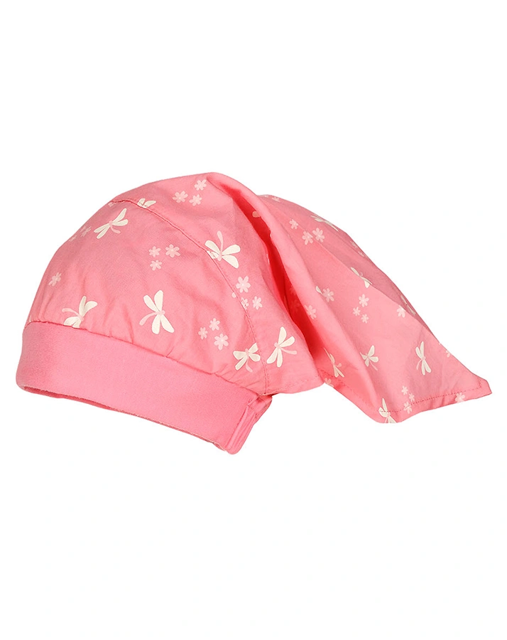 Kopftuchmütze LIBELLEN in rosa