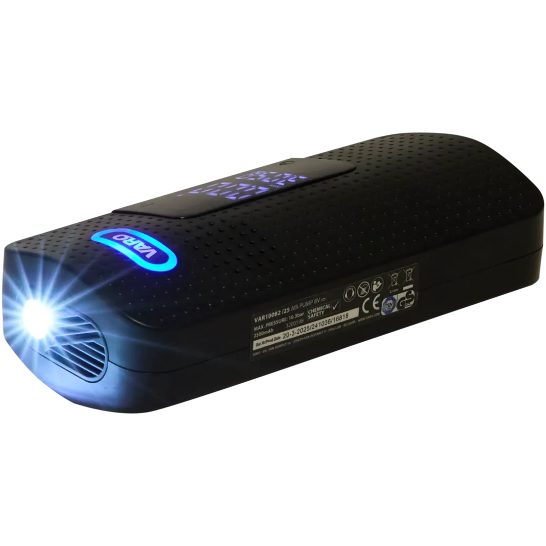 Varo luchtpomp 8 volt | 2000 mAh