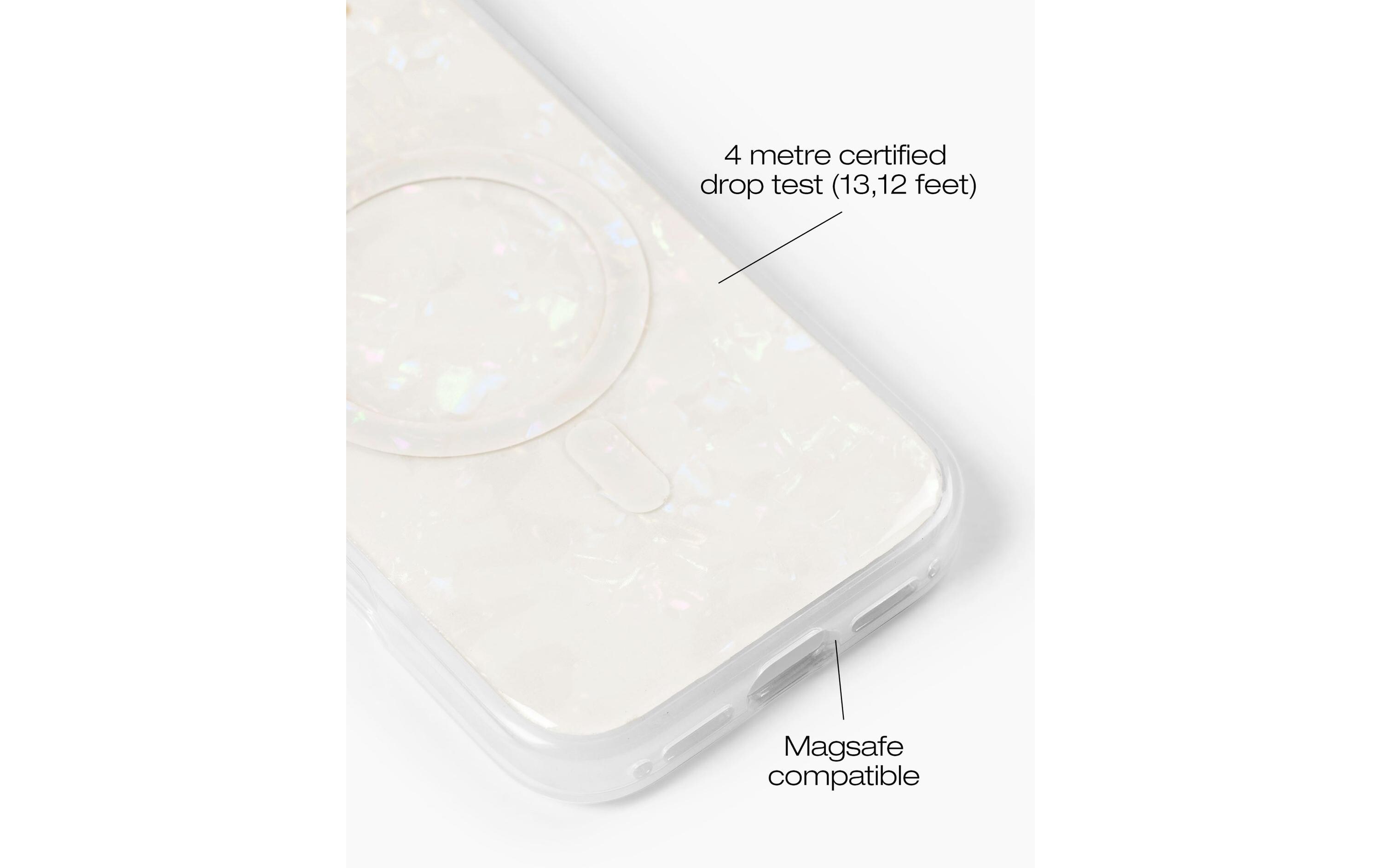 Back Cover iPhone 16 Pro Perlmutt WeissBackcover für das Apple iPhone 16 Pro