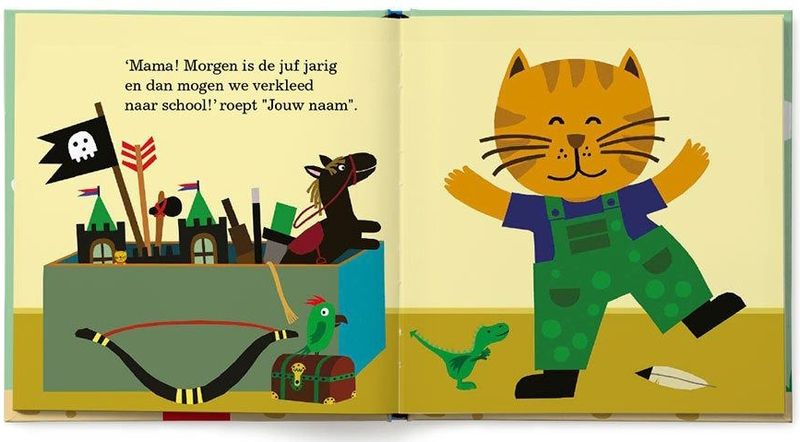 Boek met naam en foto - Ik ga als cowboy - Hardcover