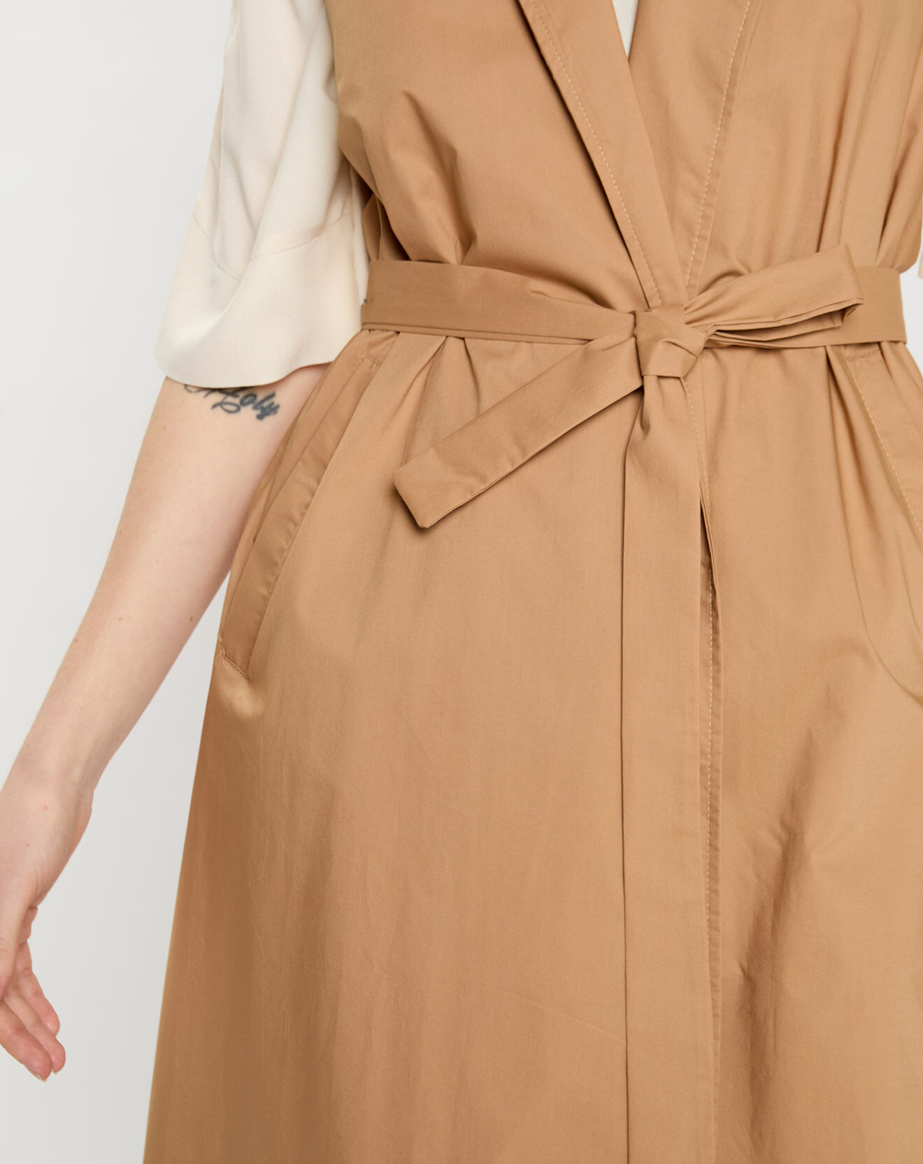 Lauren Vidal Veste sans manches Koya safari
