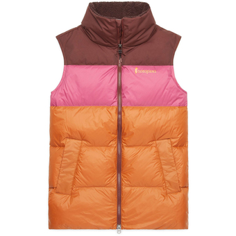 Cotopaxi Solazo Down Weste Chestnut And Sangria Damen