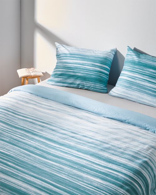 housse de couette flanelle 240x200/220 flanelle dégradé de couleurs