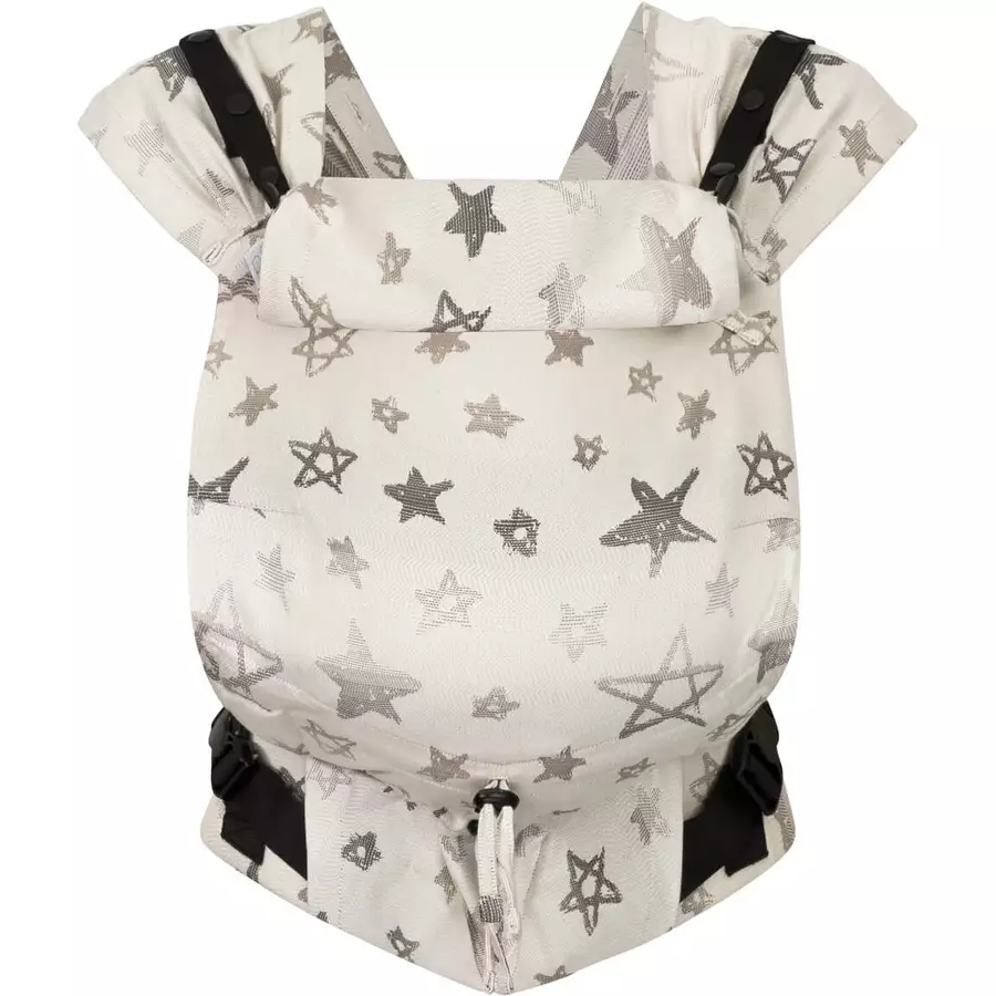 Hoppediz Neugeborenen Babytrage Primeo Jacquard Singapur Grey