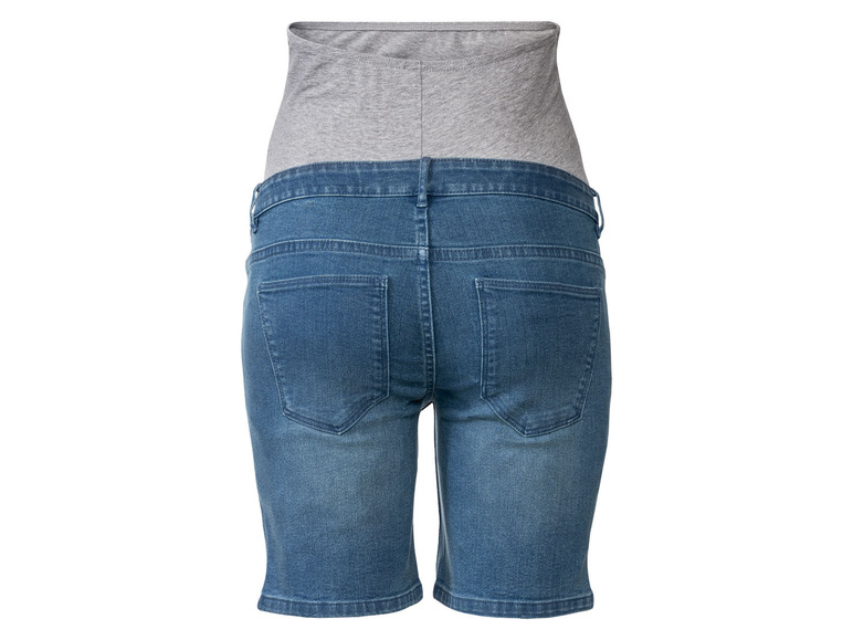 Dames zwangerschaps jeansshorts