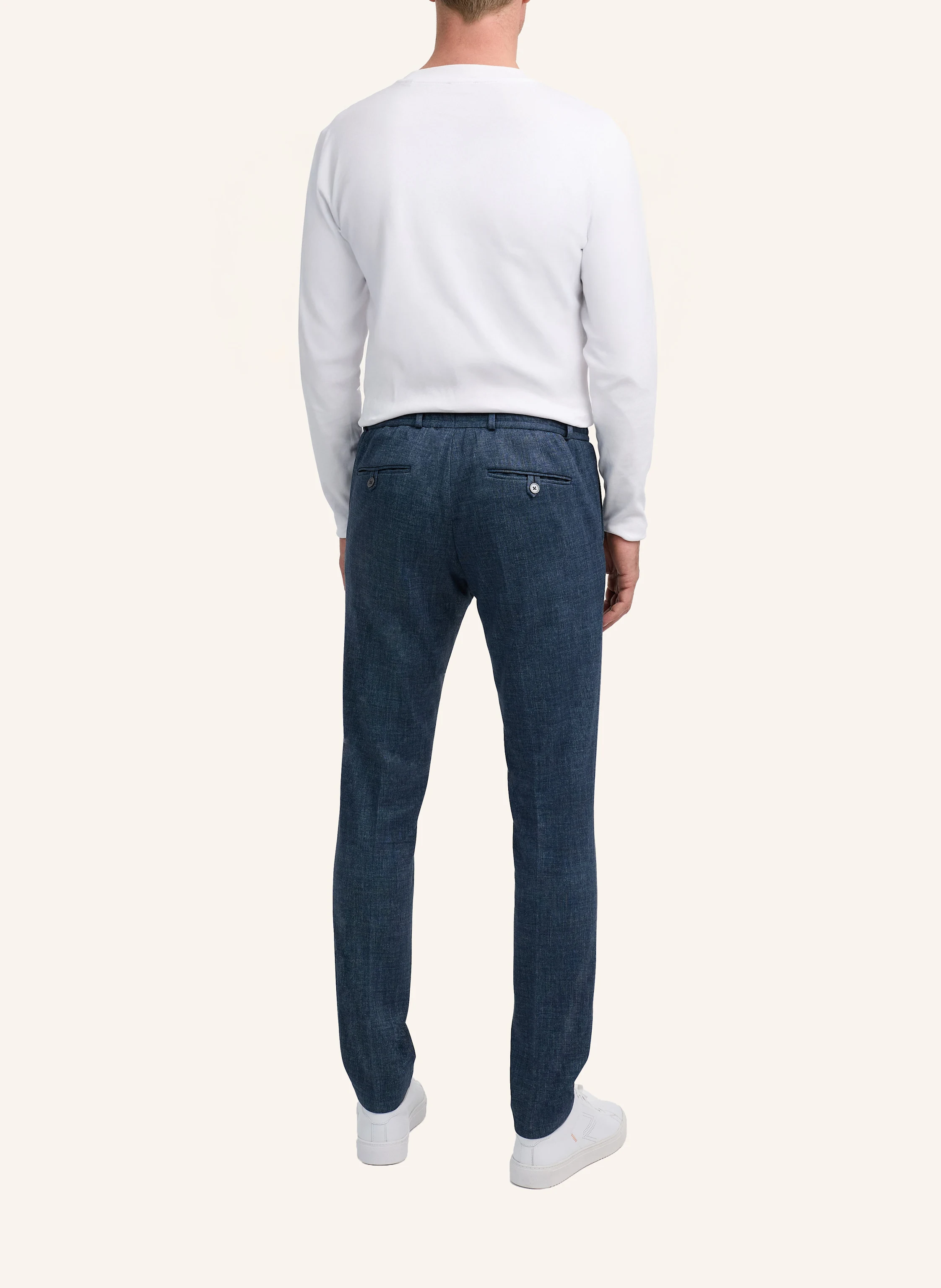 ZUITABLE Anzughose DISPARTAFLEX Slim Fit aus Jersey