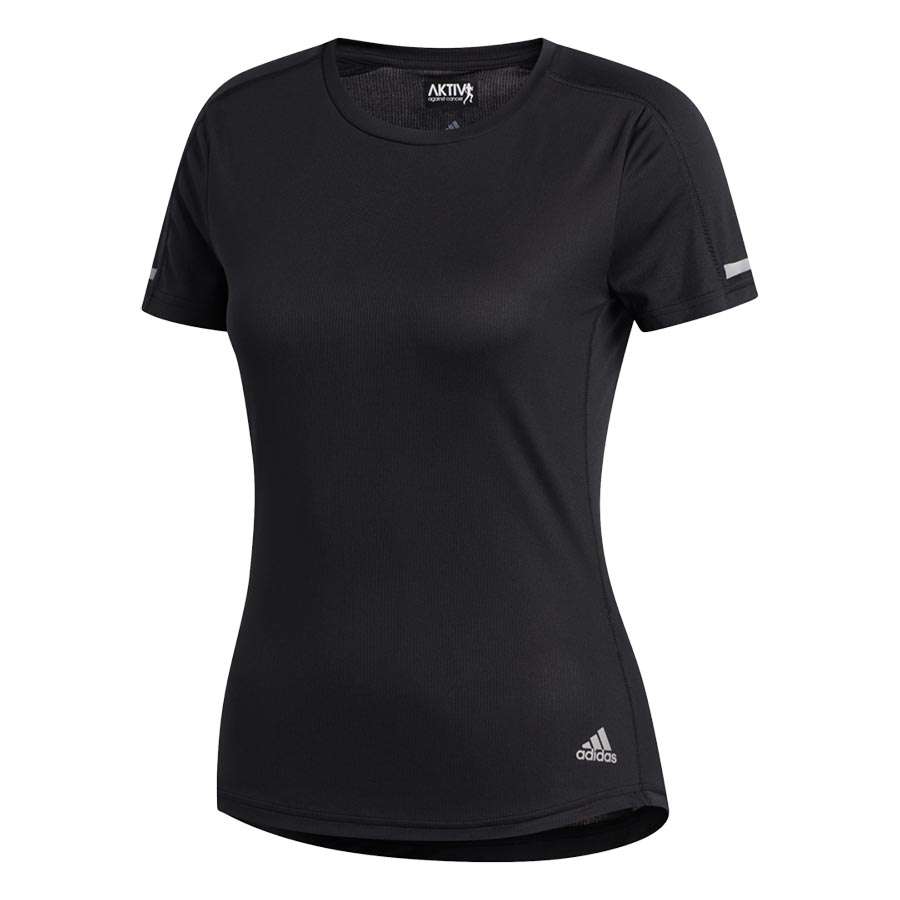 adidas Run It Hardloopshirt Korte Mouwen Zwart Dames