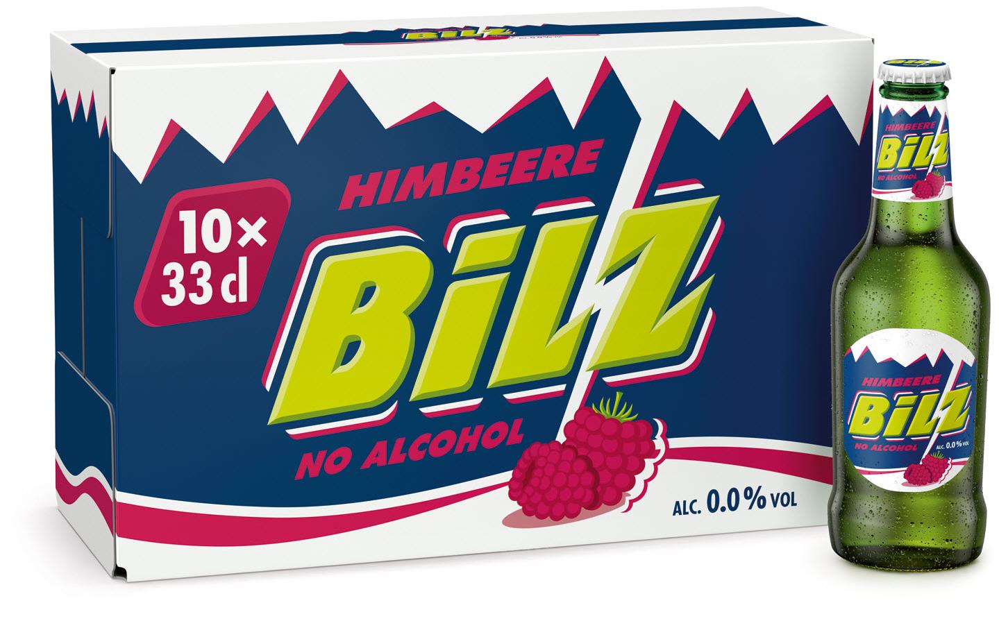 Bier Himbeere alkoholfrei 10 x 0.33 lFruchtiges Biermix-Getränk ohne Alkohol
