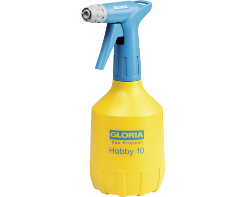 GLORIA Hobby 10 FLEX - 1 L handsproeier met dubbele slag, 1 pomp en 2 sproeiers, 360° sproeifunctie