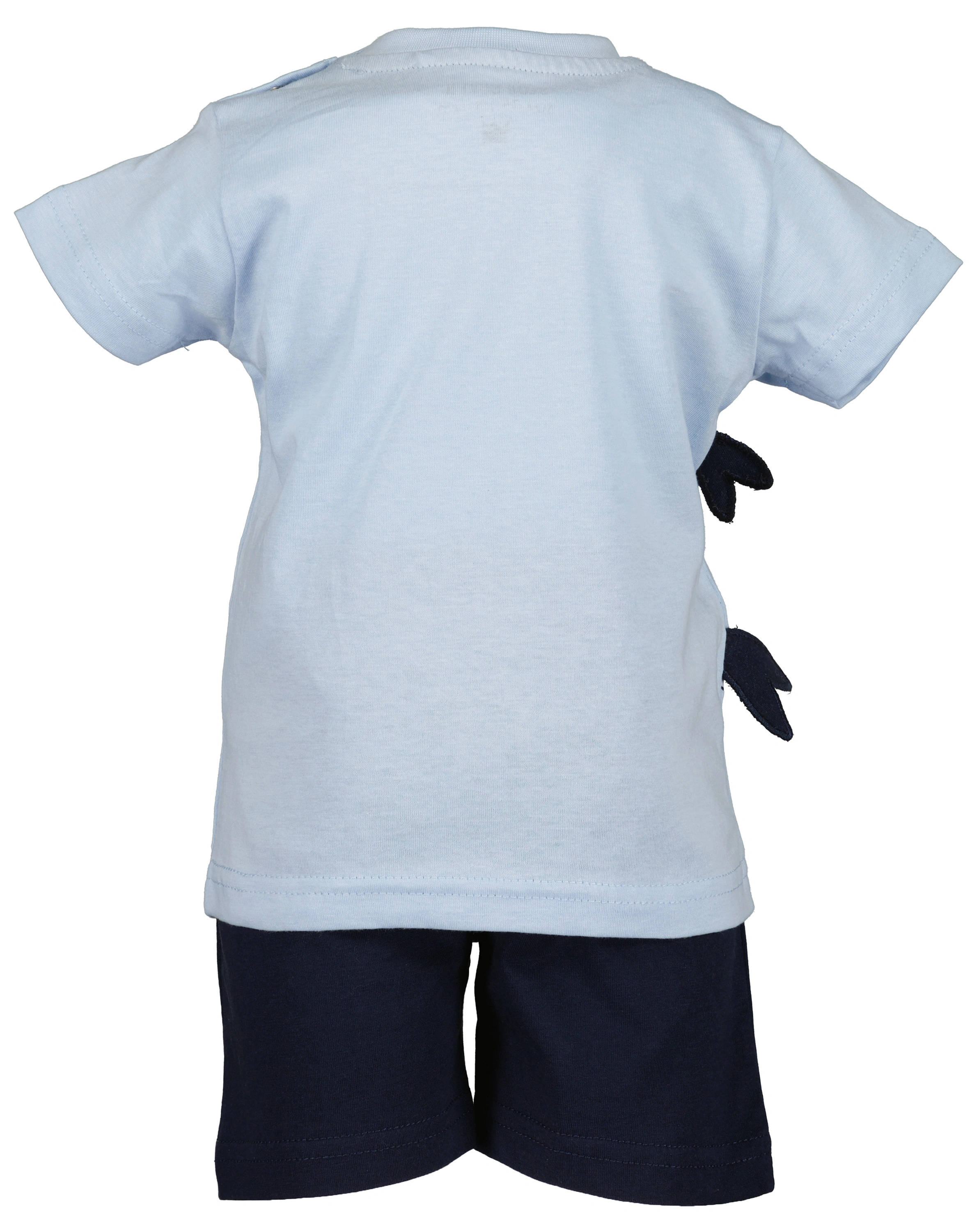 T-Shirt BLAUWAL mit Shorts in hellblau
