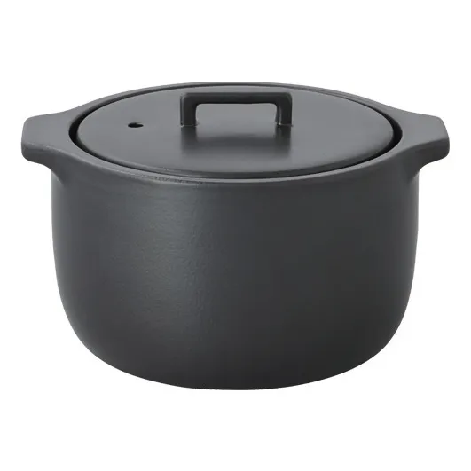 Kinto Rice cooker Kakomi en céramique | Noir