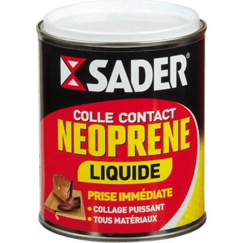 Colle contact Néoprène Liquide multi-usages Sader