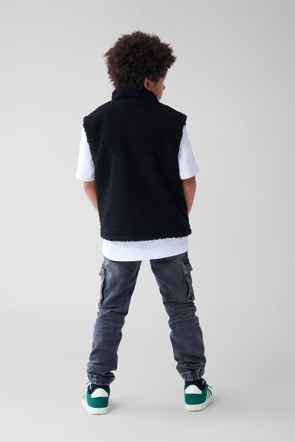 Shoeby teddy bodywarmer zwart