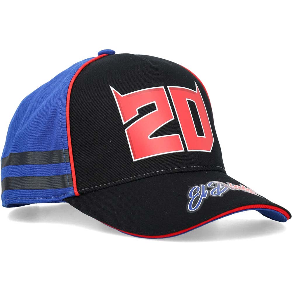 Fabio Quartararo - Casquette baseball 20 El Diablo Noir / Bleu / Rouge