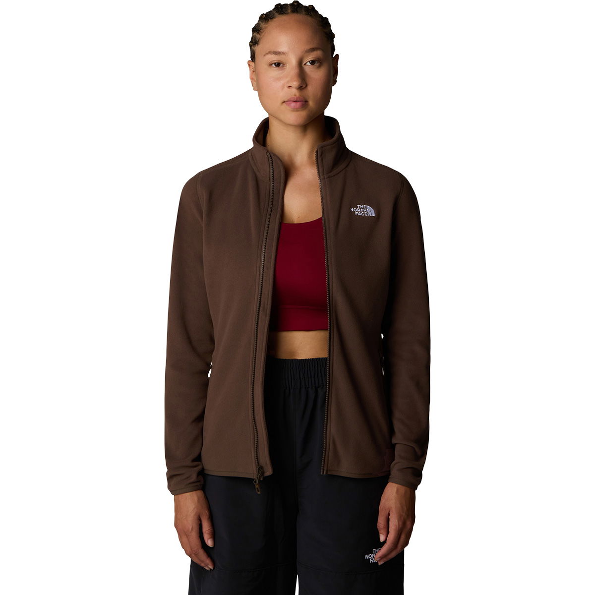The North Face 100 Glacier Full Zip Fleecetrøje Dame
