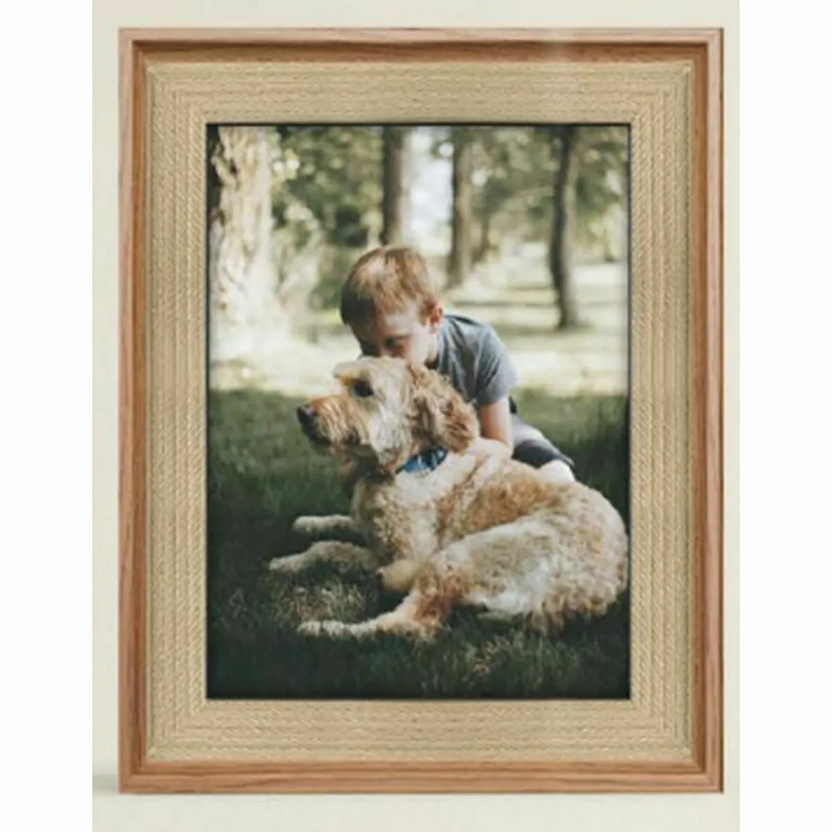 DKD Home Decor Cadre photo Naturel Bois 26,5 x 32 cm