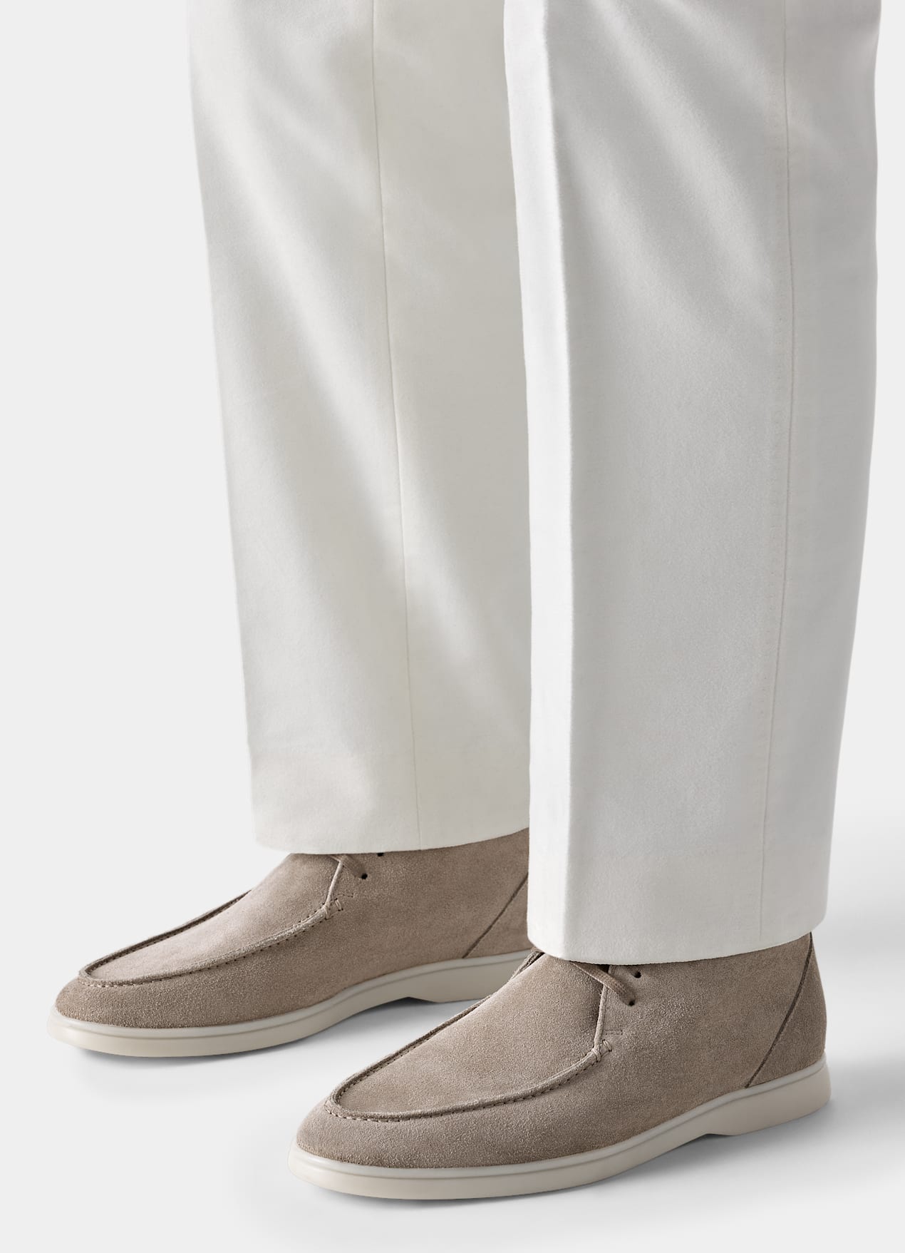 Bottines chukka marron clair
