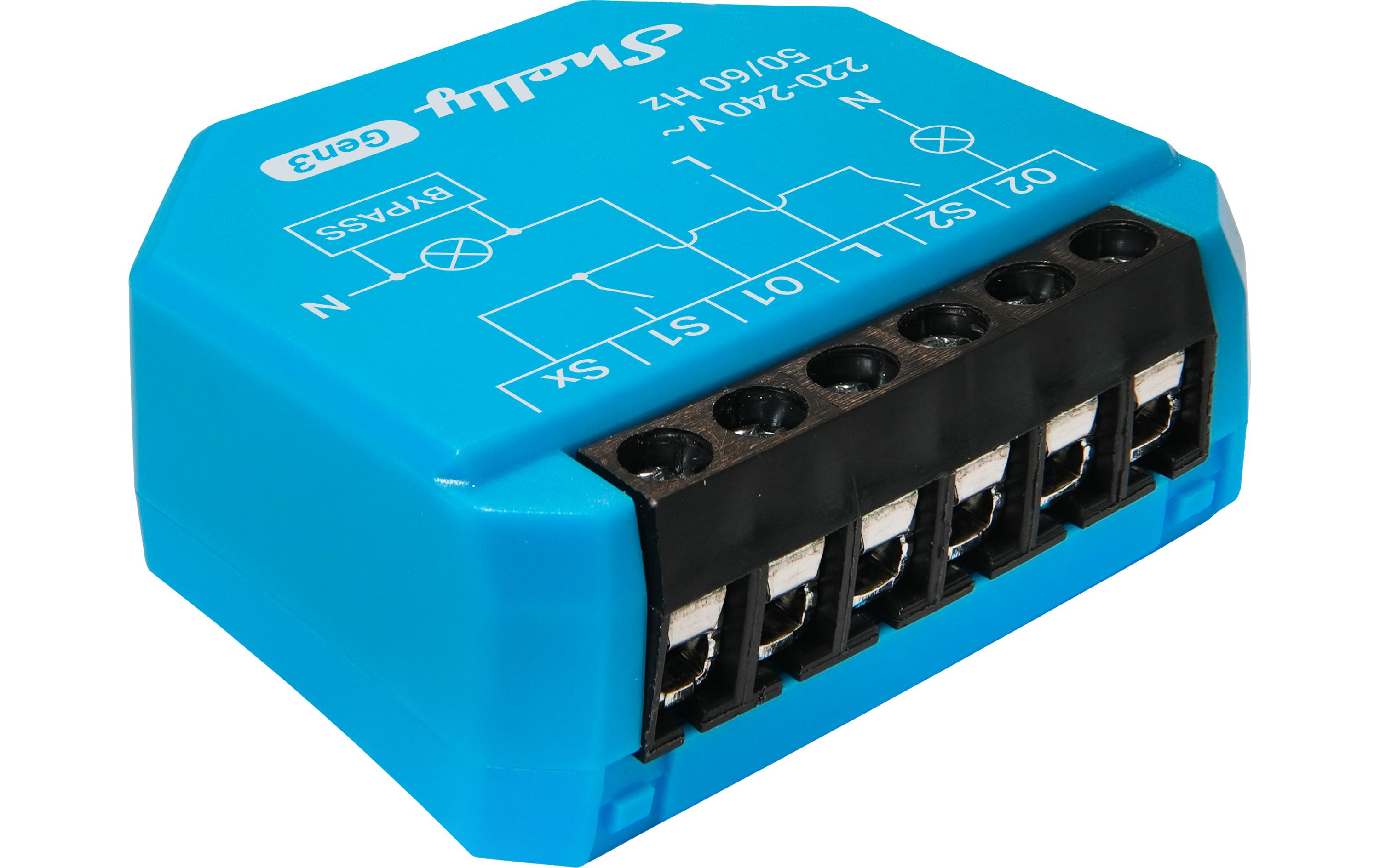 WLAN-Schaltaktor 2 l Gen3 10 A, Bluetooth BypassWiFi-Switch