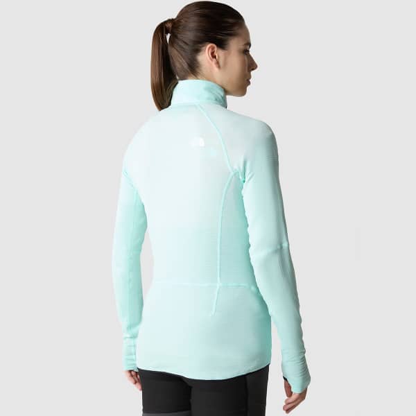 Veste polaire randonnée THE NORTH FACE W BOLT POLARTEC JKT POWDER TEAL/TNF BLACK
