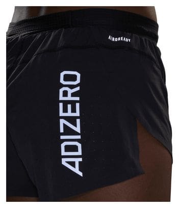 Short Splité Femme adidas Performance adizero Noir
