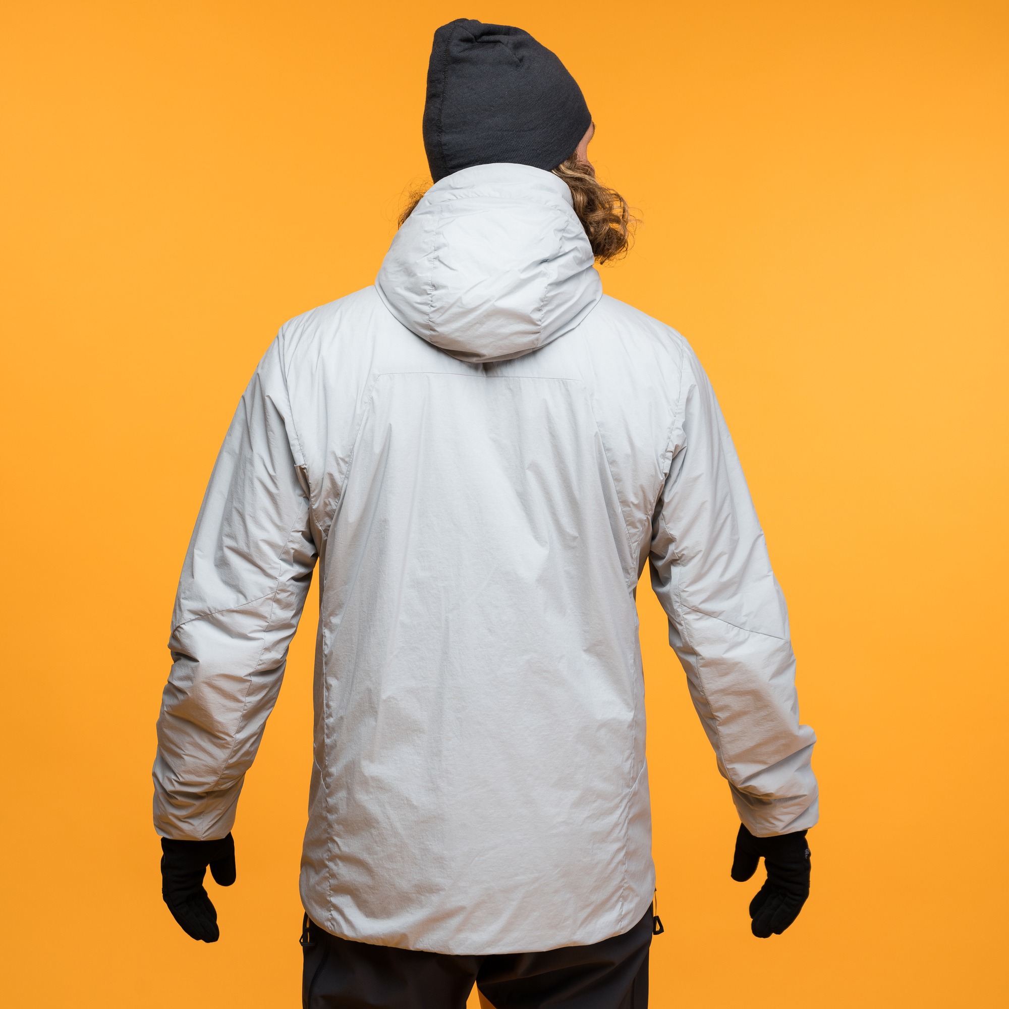 Y MountainLine Insulated Windbreaker Jacket Herre Pearl Grey