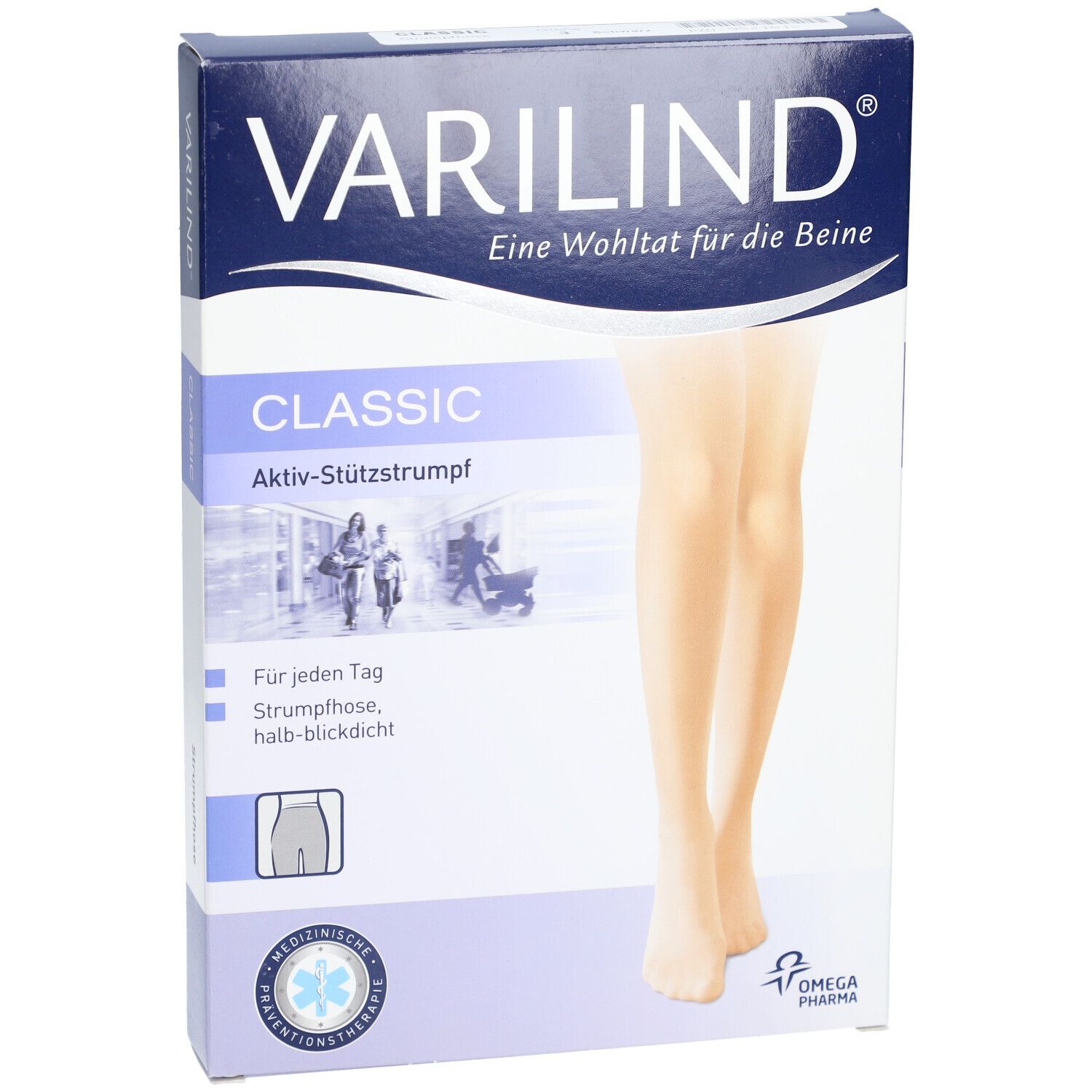 VARILIND Classic 70den Stützstrümpfe AT Größe 3 Schwarz