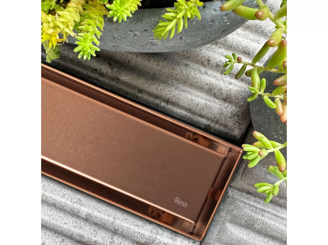 Drain Linéaire Rea Neox Pro 1000 Brush Copper