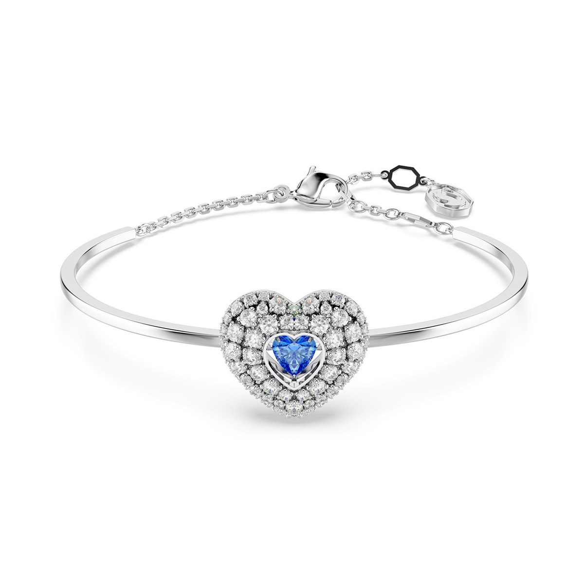 Bracelet jonc Swarovski Hyperbola bleu